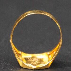 916 gold handmade plain ring