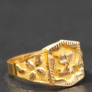 916 gold handmade plain ring