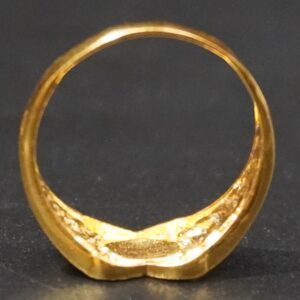 916 gold plain design gold ring
