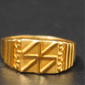 22k gold Dazzling rings for gents