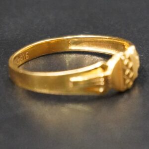 916 gold Lightweight Design ring for men