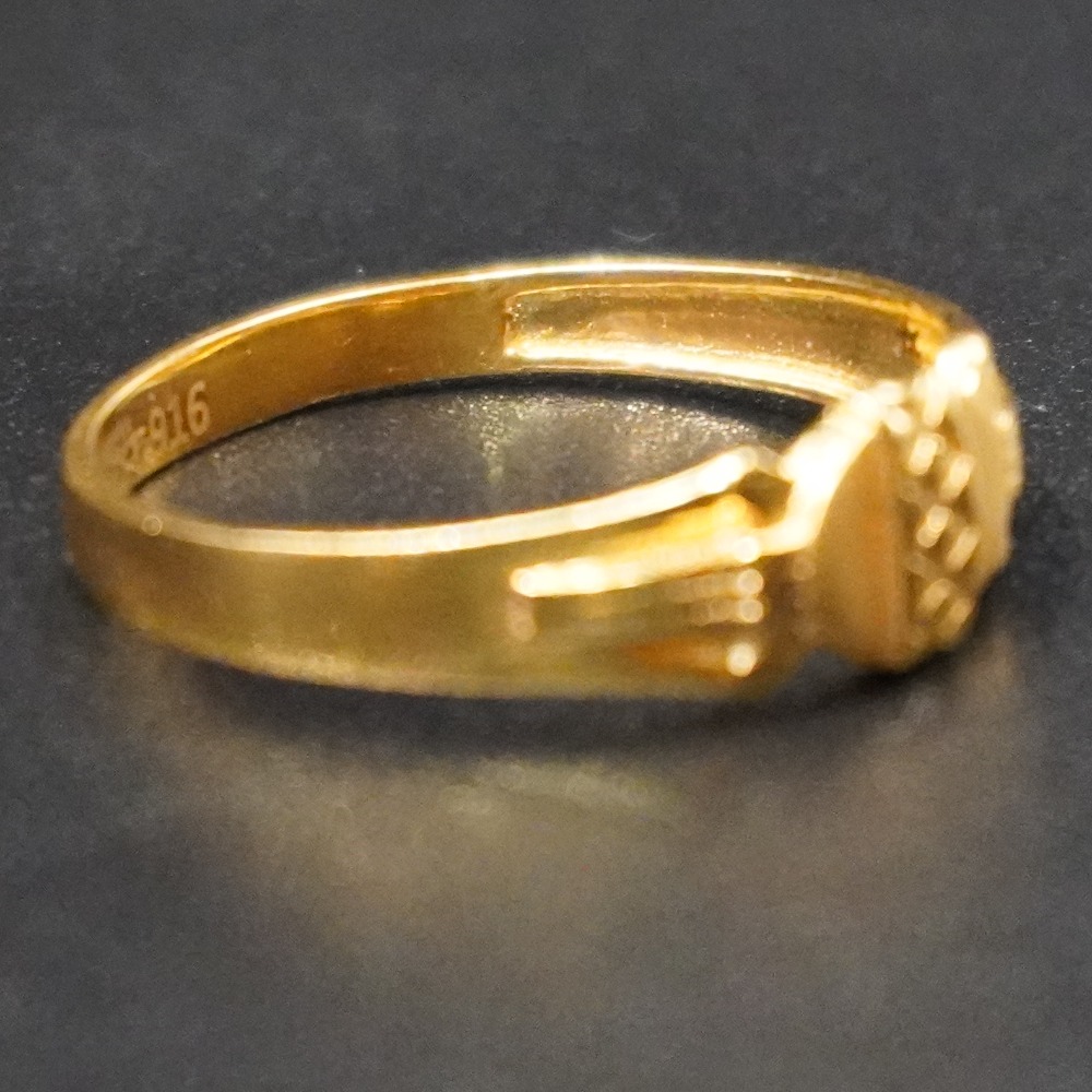 916 gold Lightweight Design ring for men