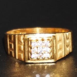 22k yellow gold casting ring for men