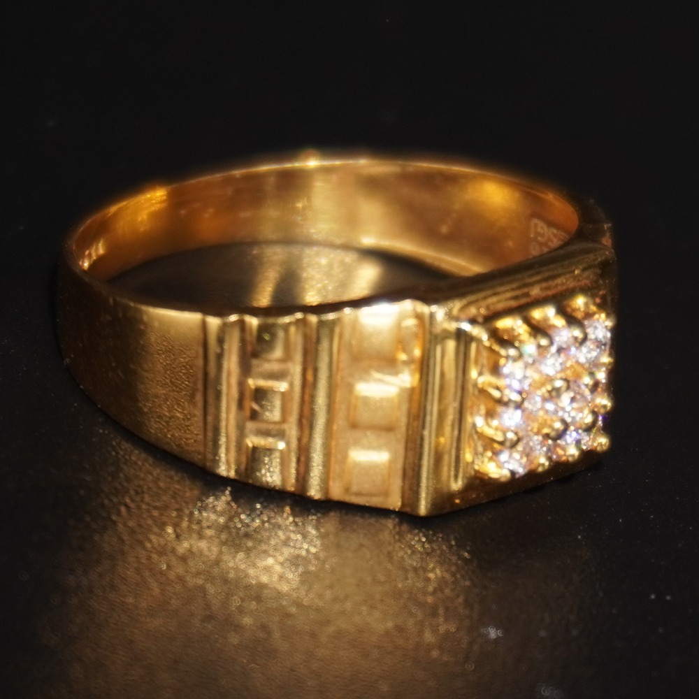 22k yellow gold casting ring for men
