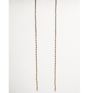 916 gold light weigt single line fancy mangalsutra