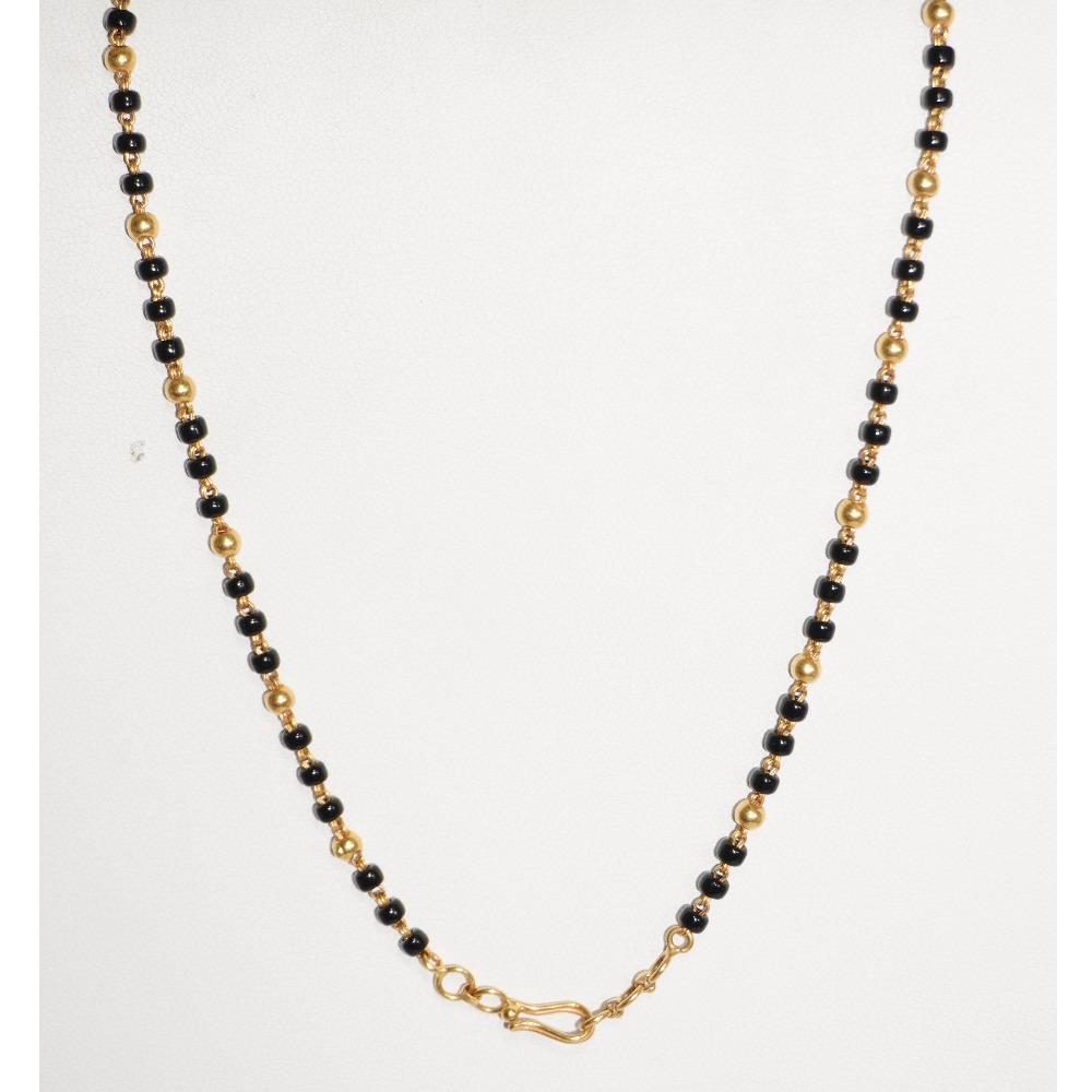 22k gold handmade mangalsutra design