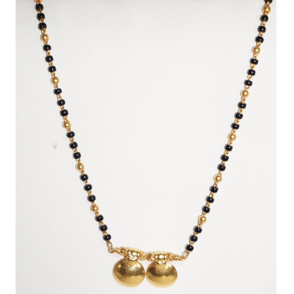 22k gold handmade mangalsutra design
