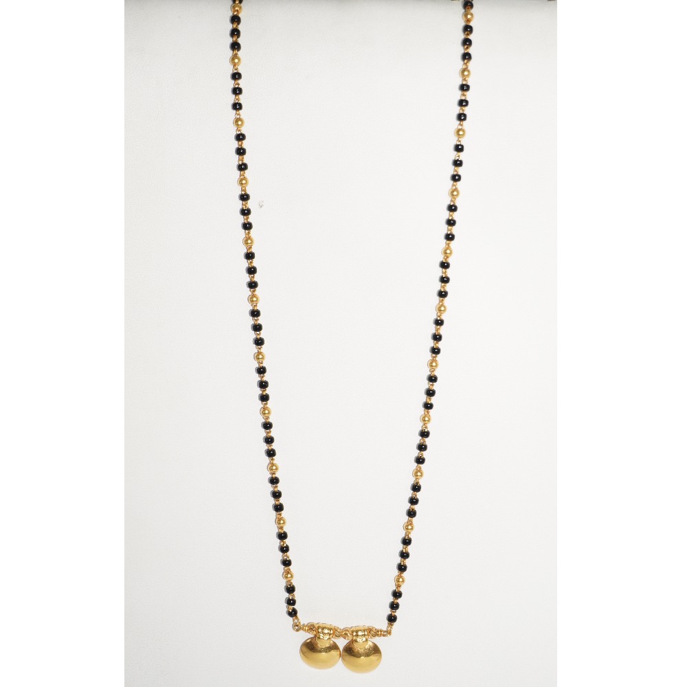 22k gold handmade mangalsutra design