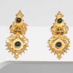 916 gold Gorgeous design earrings