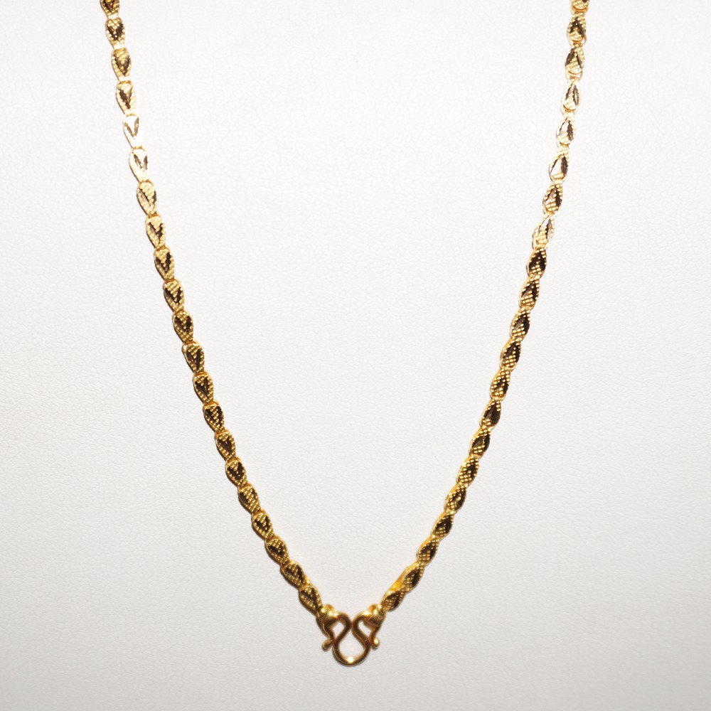 22kt yellow gold fancy chain
