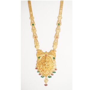 916 gold traditional long necklace