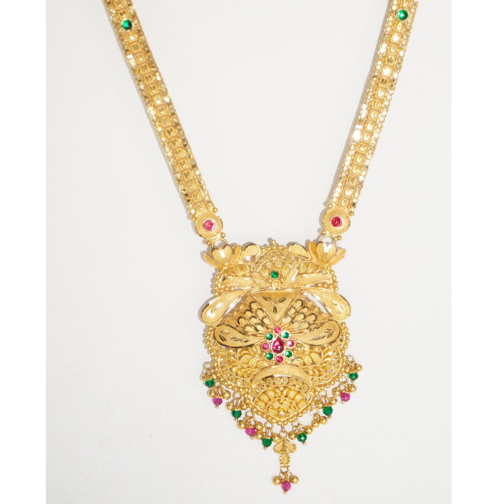 22k gold necklace design for women