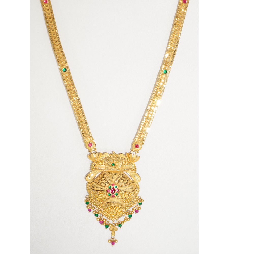 22k gold necklace design for women