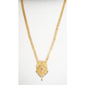 22k gold necklace design for women