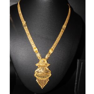916  gold handmade long necklace