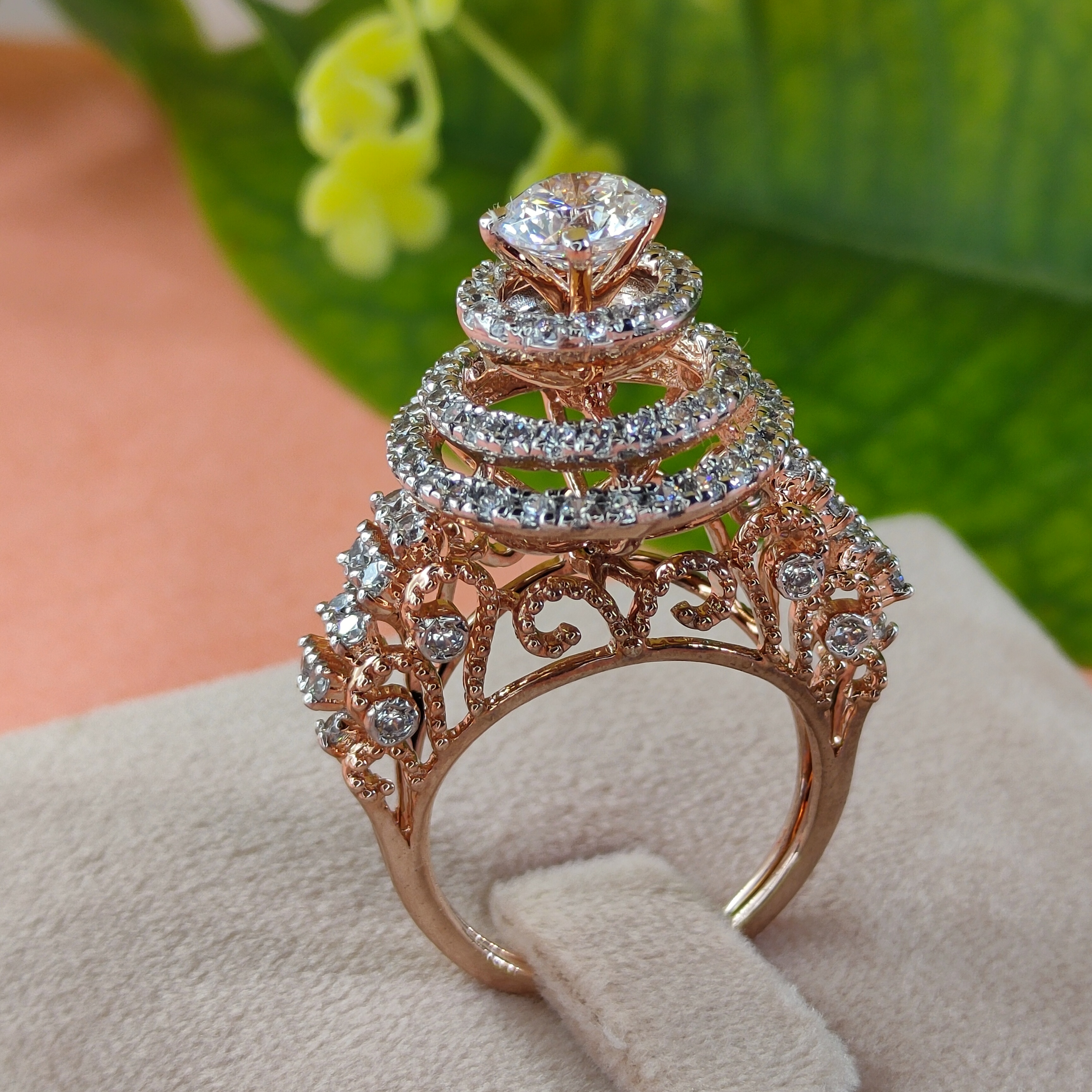 Diamond stackable ring mdr134