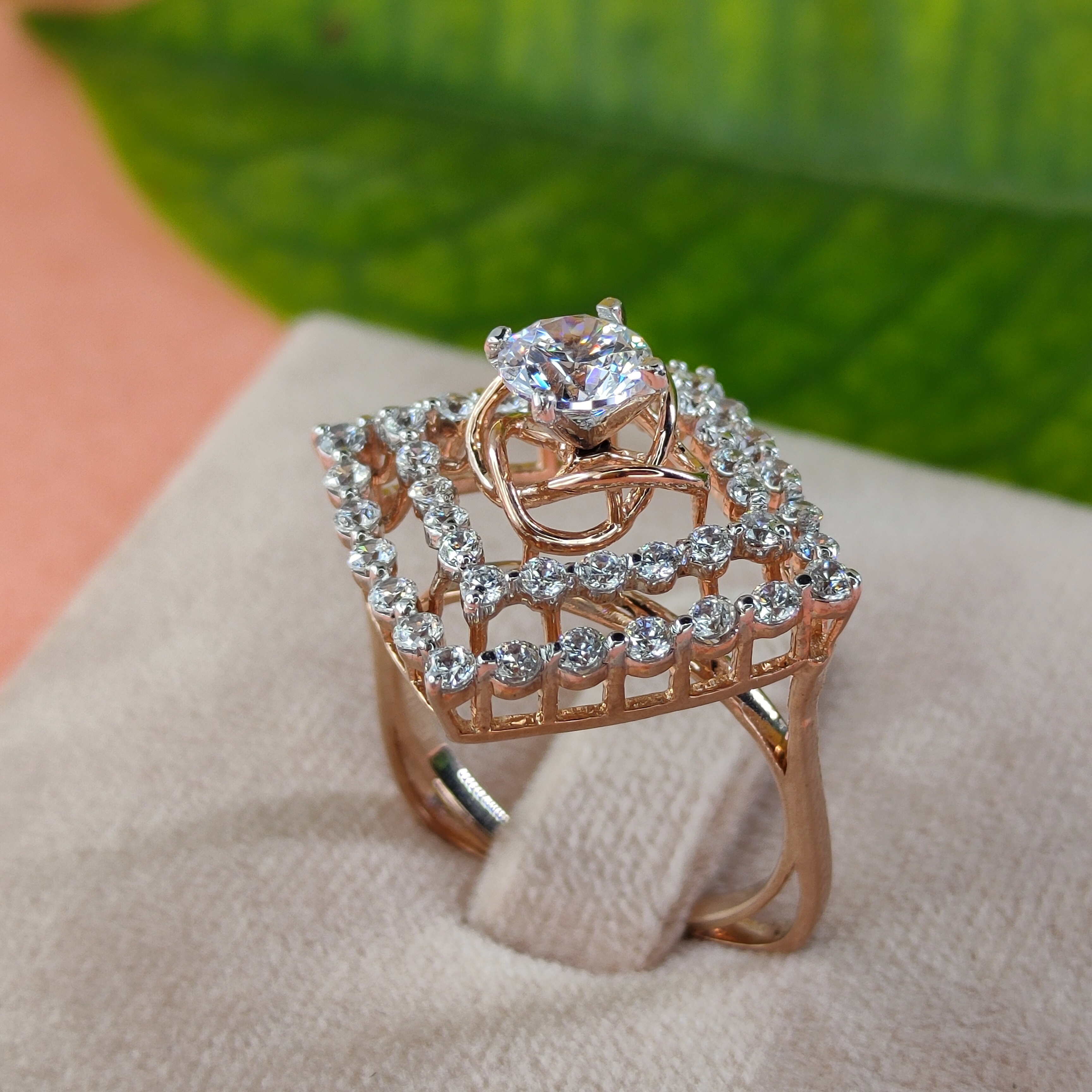 Diamond Work Wear Unique Ring MDR116