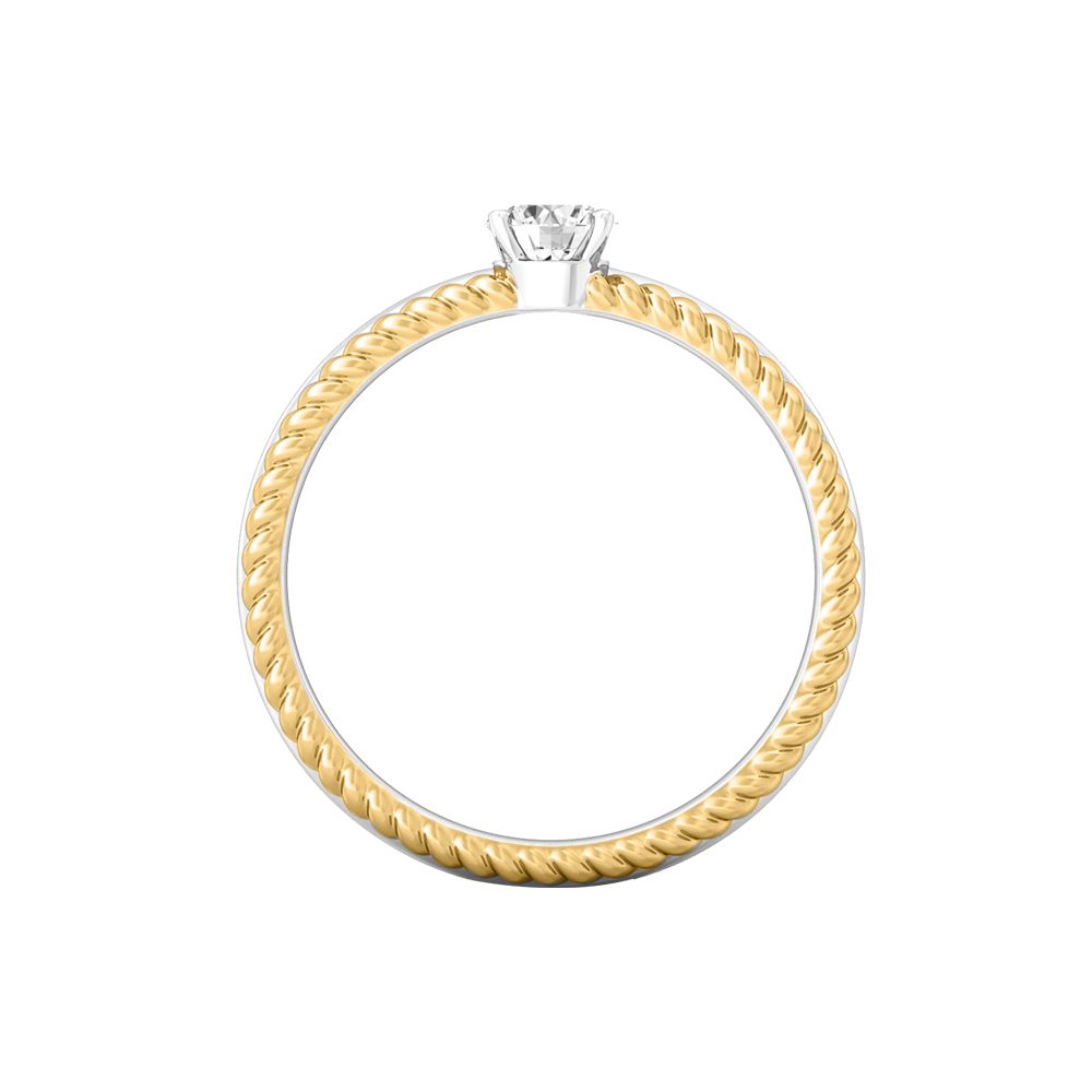 Diamond Simple Ring MDR103 - Image 3