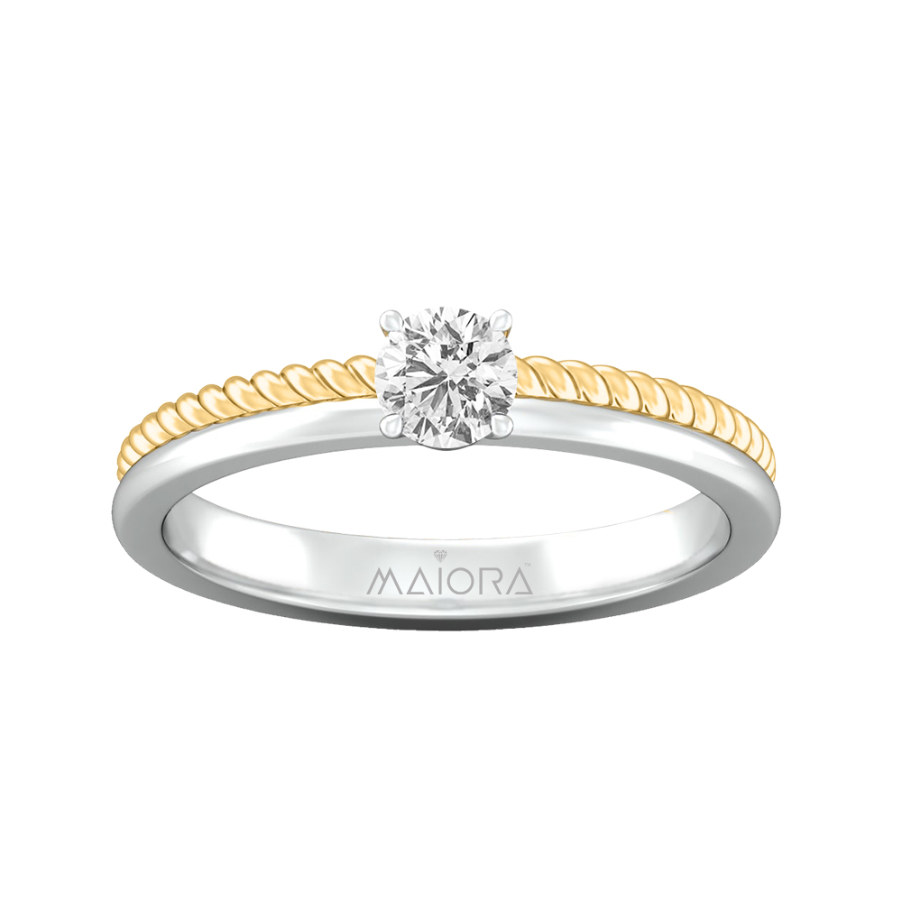 Diamond Simple Ring MDR103 - Image 2