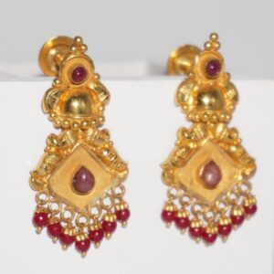 916 gold earrings for women