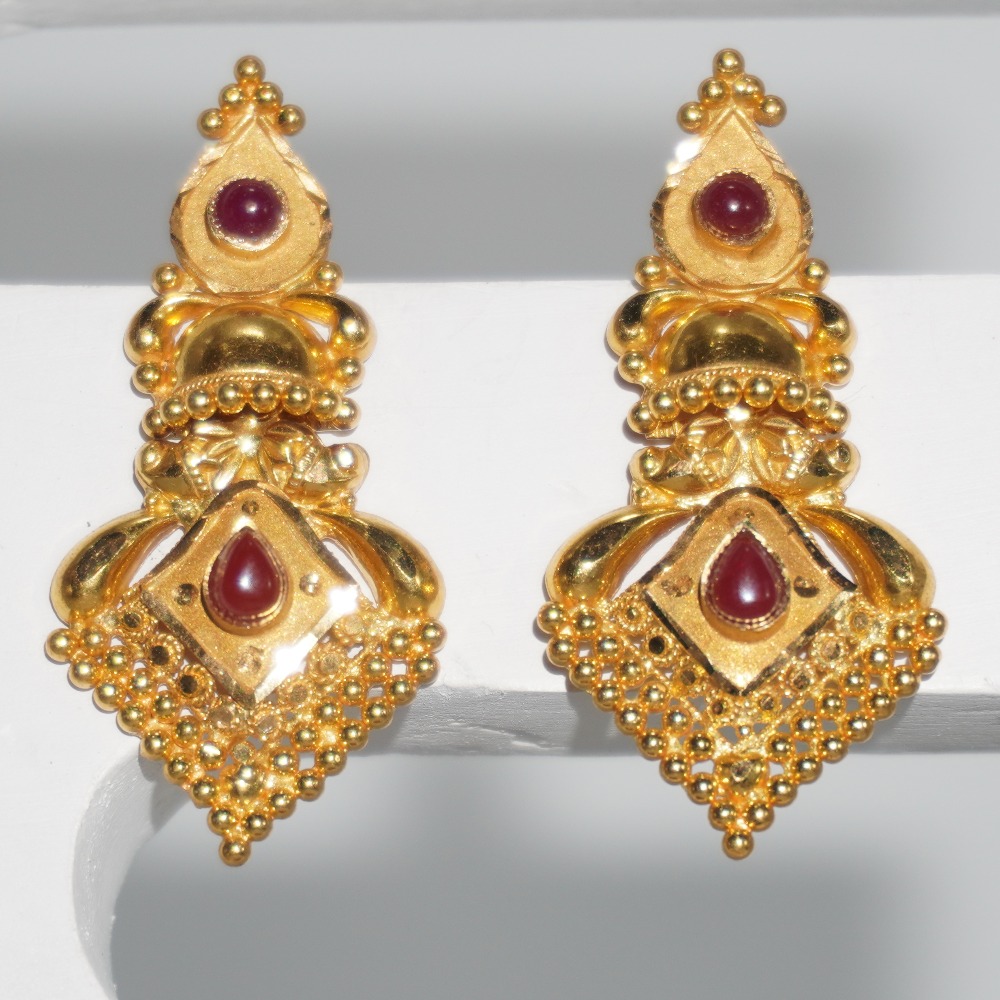 22kt Yellow Gold Handmade Design For Women