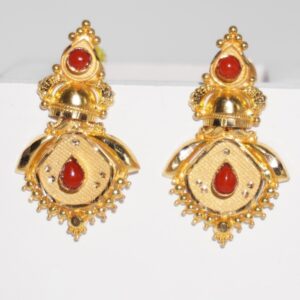 916 gold traditional earrings for women