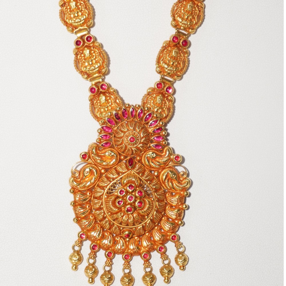 916 Gold Antique Handmade Bridal set