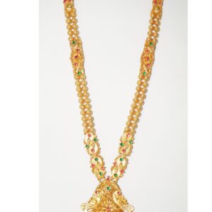 916 gold fancy long bridal set