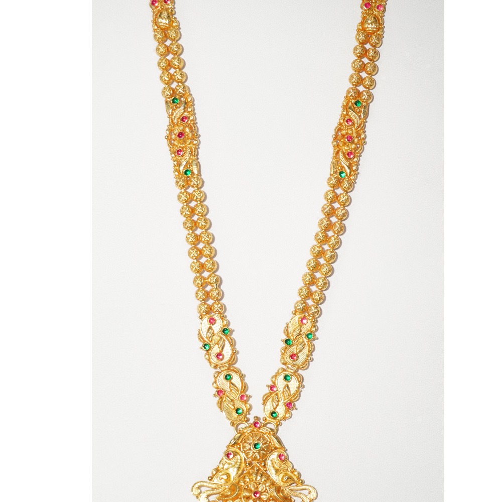 916 gold fancy long bridal set - Image 2
