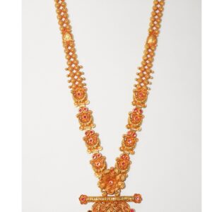 22kt yellow antique bridal long hara for women