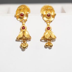 22kt gold jhumka for ladies