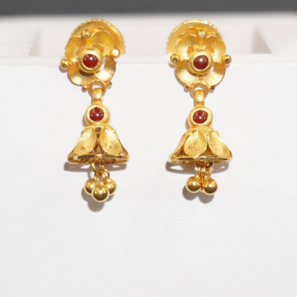 22kt gold jhumka  for ladies