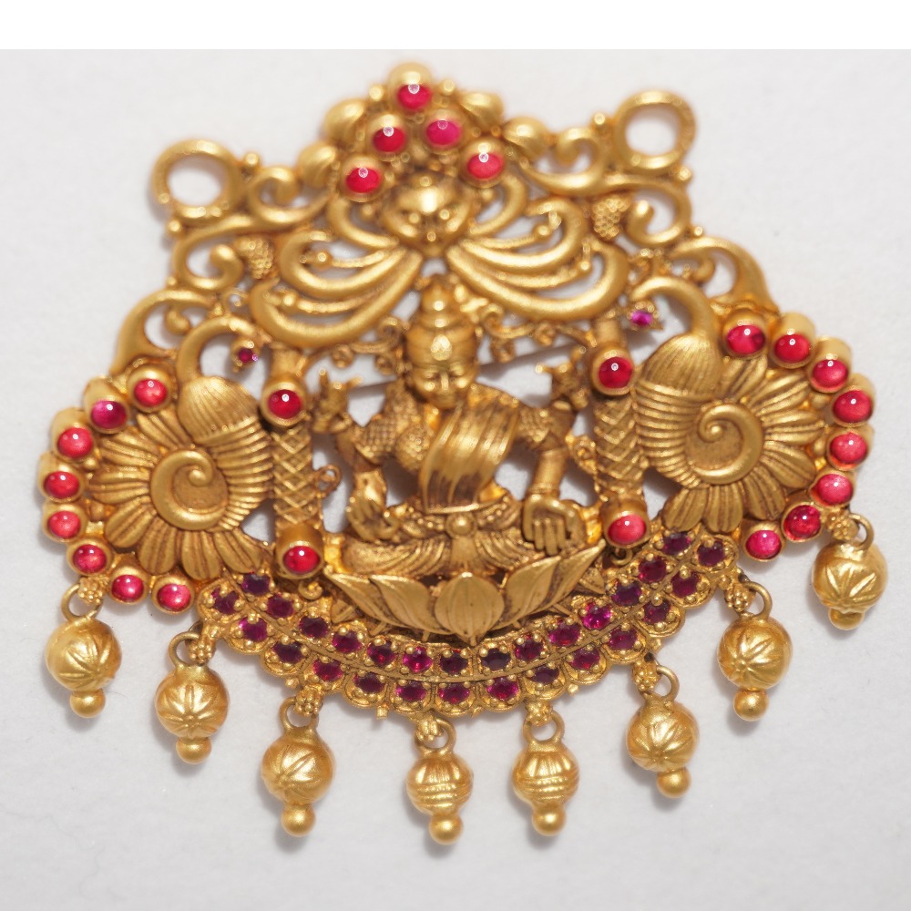 916 gold balck polish traditional pendants