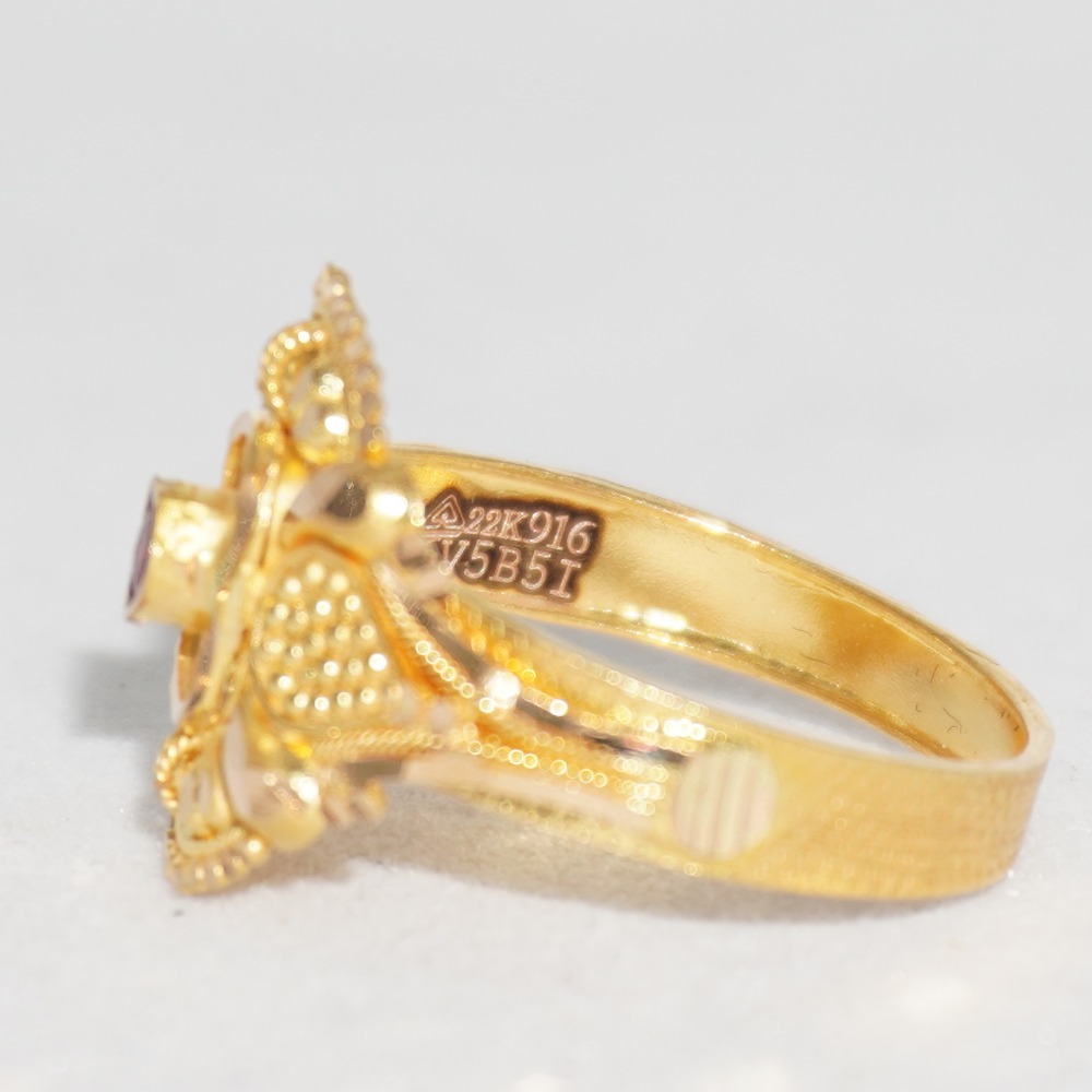 916 gold Stylish ring - Image 2