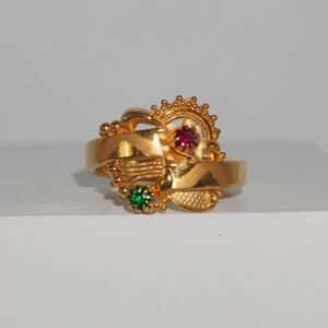 916 gold traditional ring for women