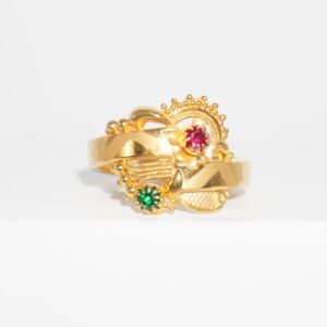 916 gold traditional ring for women