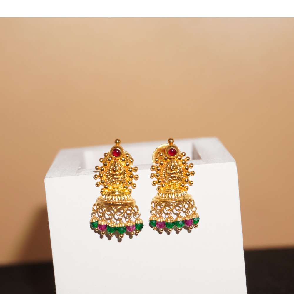 916 Gold Earrings 1201r3