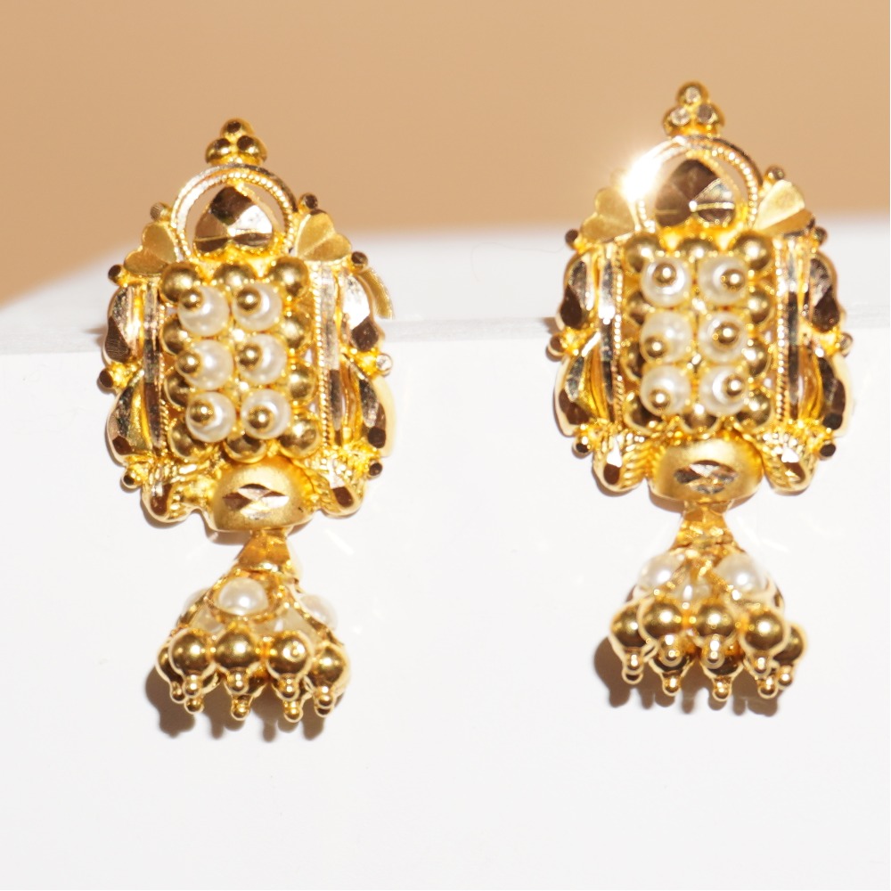 handmade 916 Gold earrings