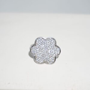 925 Silver Modern Plain Gold Ring 711R1