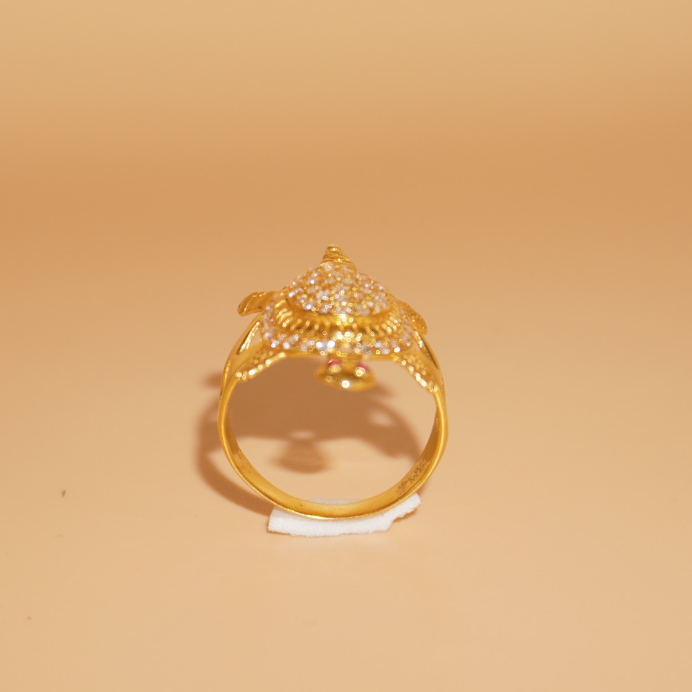 22 kt yellow Gold tortoise classic Ring