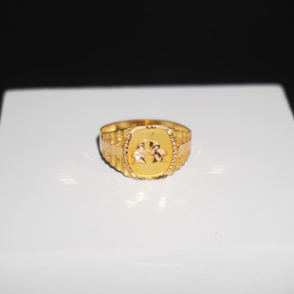 916 Gold Elegant Rings 233R12
