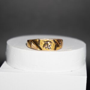 22k Gold Plain Ring