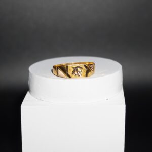 22k Gold Plain Ring
