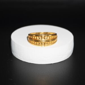 916 Gold Plain Traditional Ring