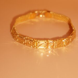 916 Gold Modern Design Bracelet For Mens