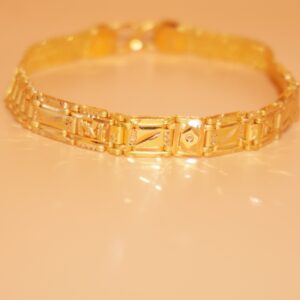 916 Gold Modern Design Bracelet For Mens