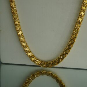 Plain 916 Gold Fancy Chain