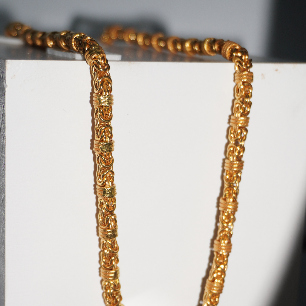 916 Gold Fancy Gents chain