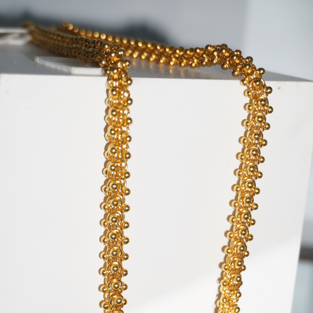 22k Gold Fancy Gents Chain