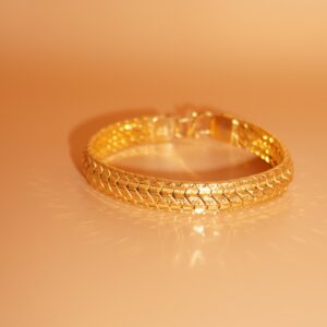 22k Gold Plain Design Bracelet
